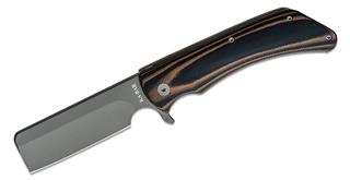 Ka-Bar Mark 98-R Linerlock Black/Brown G10 Folding Sheepsfoot Pocket Knife